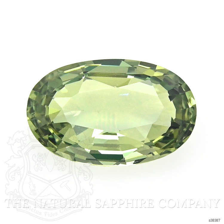 0.82 Ct. Yellowish Green Sapphire from Tanzania