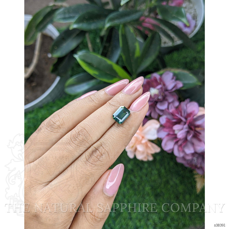 4.07 Ct. Bluish Green Sapphire from Madagascar
