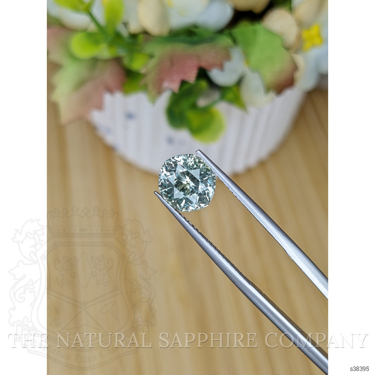 3.54 Ct. Green Sapphire from Montana