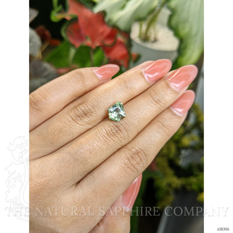 2.96 Ct. Green Sapphire from Montana