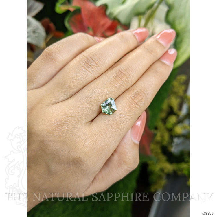 2.96 Ct. Green Sapphire from Montana