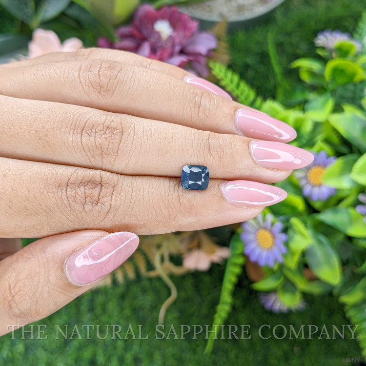 1.85 Ct. Greenish Blue Sapphire from Tanzania