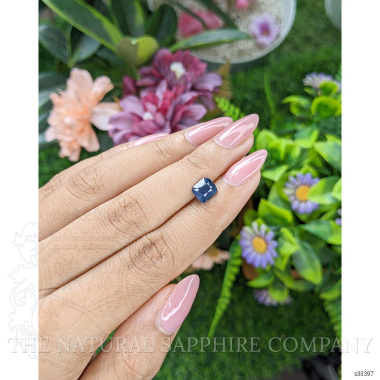 1.85 Ct. Greenish Blue Sapphire from Tanzania