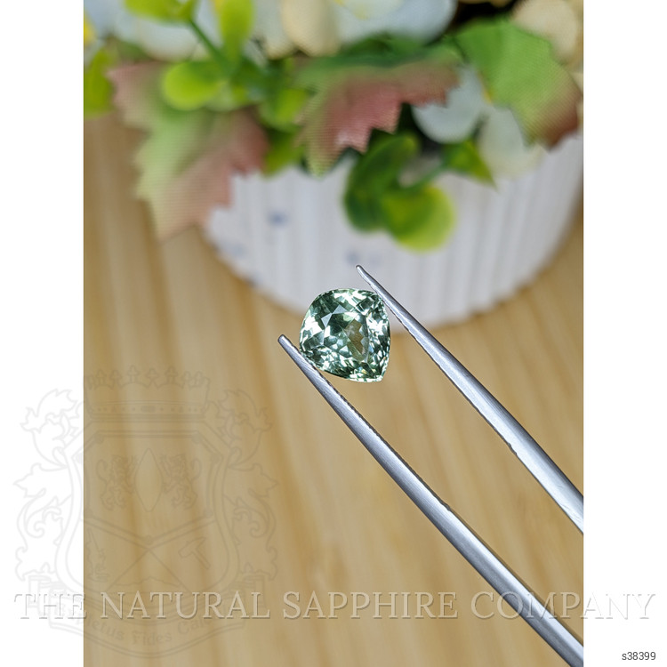 2.38 Ct. Green Sapphire from Montana