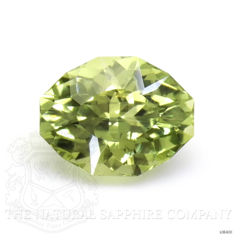 2.02 Ct. Yellowish Green Sapphire from Montana