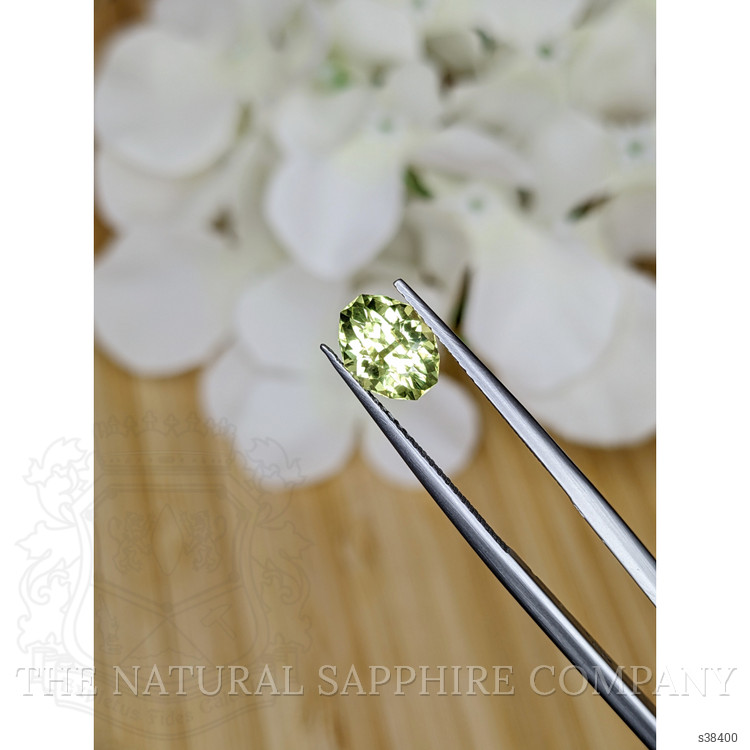 2.02 Ct. Yellowish Green Sapphire from Montana