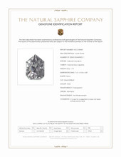 1.75 Ct. Grey Sapphire from Montana Scan Report