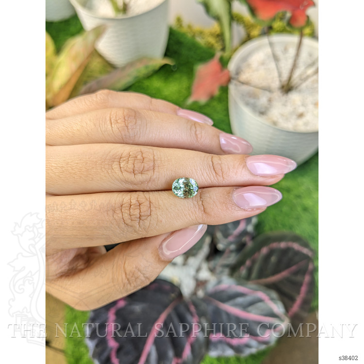 2.53 Ct. Green Sapphire from Montana