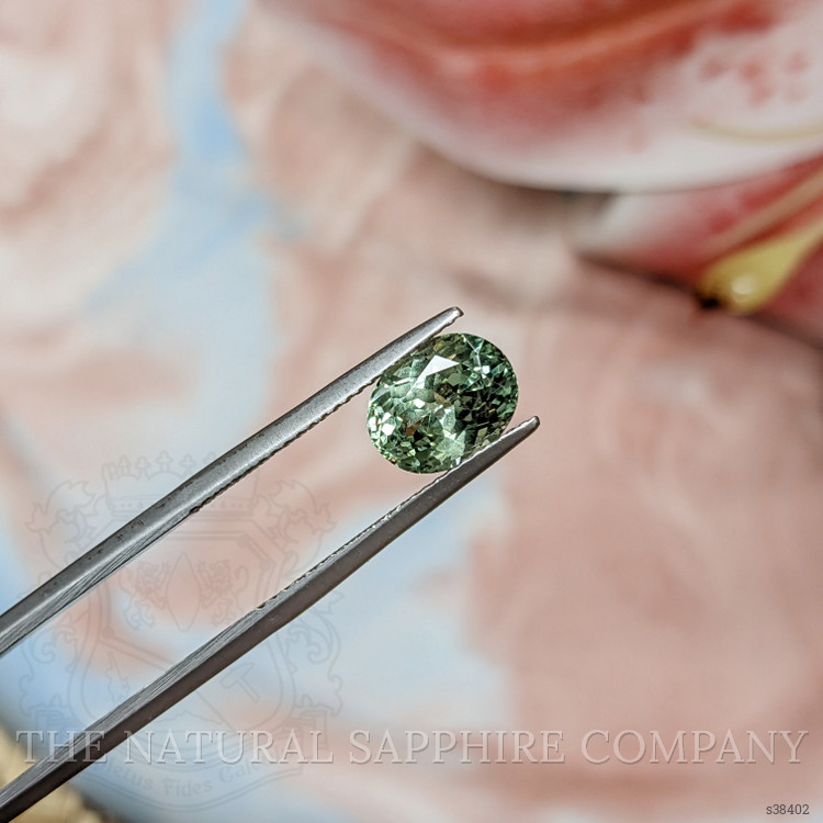 2.53 Ct. Green Sapphire from Montana