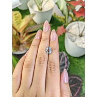 2.63 Ct. Greyish Blue Sapphire from Montana Life Style