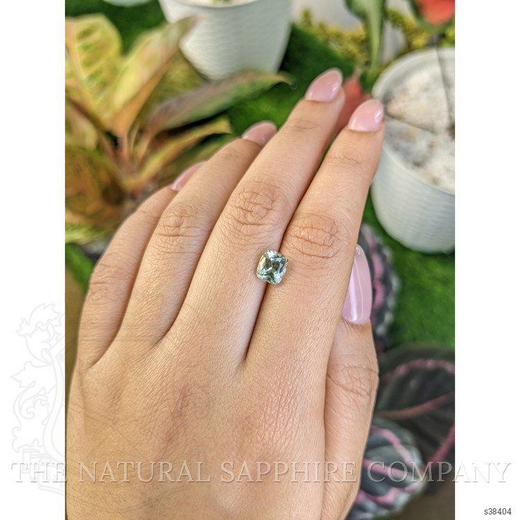 1.83 Ct. Green Sapphire from Montana