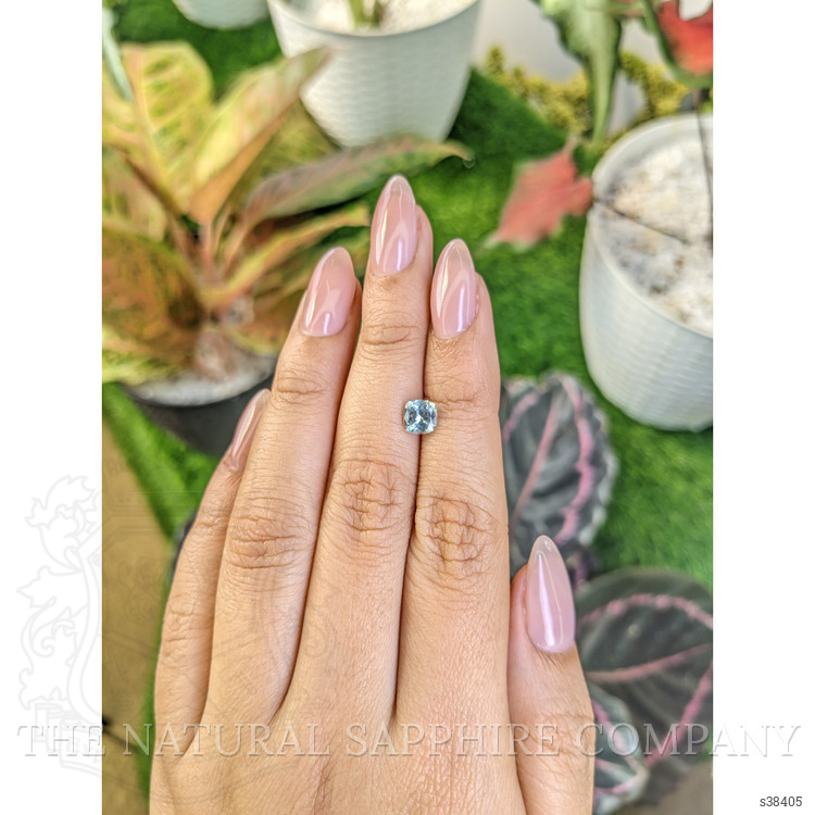 0.92 Ct. Greyish Blue Sapphire from Montana