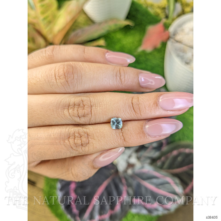 0.92 Ct. Greyish Blue Sapphire from Montana