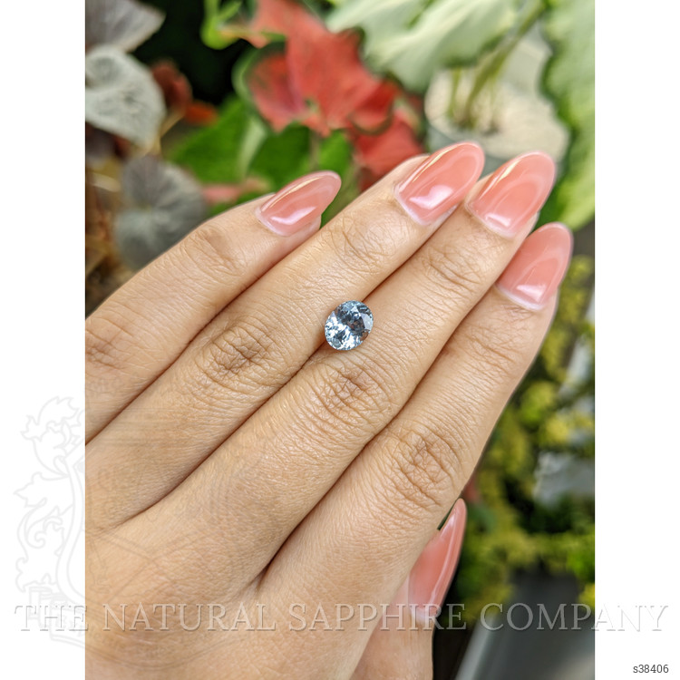 2.39 Ct. Greenish Blue Sapphire from Montana