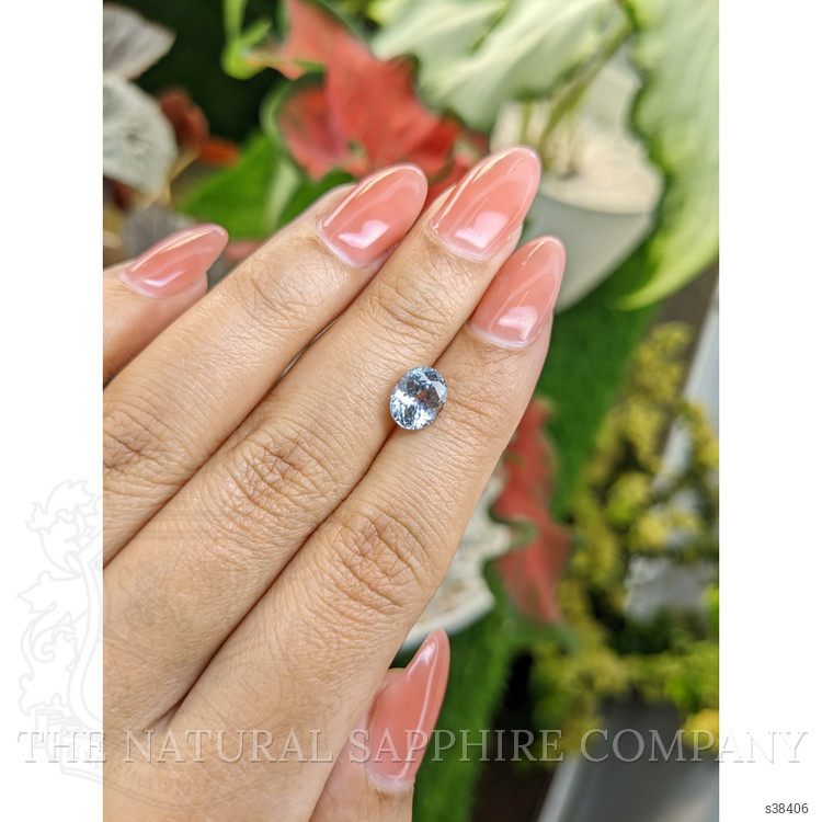 2.39 Ct. Greenish Blue Sapphire from Montana