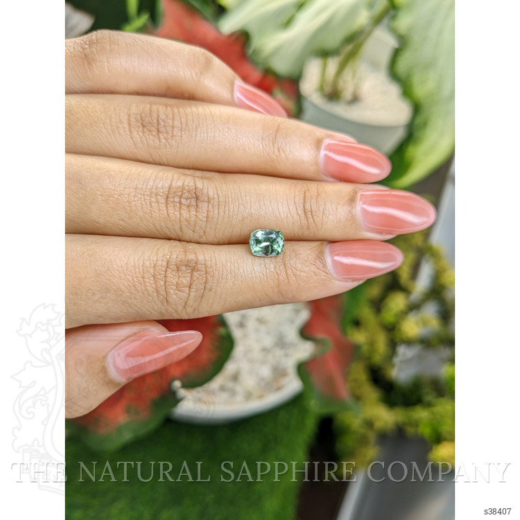 1.74 Ct. Green Sapphire from Montana