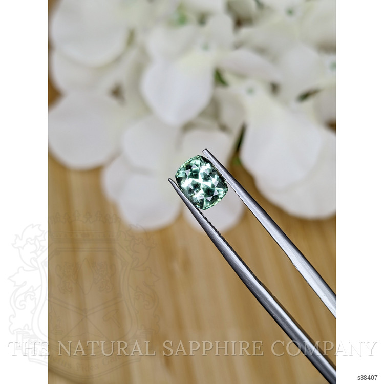 1.74 Ct. Green Sapphire from Montana