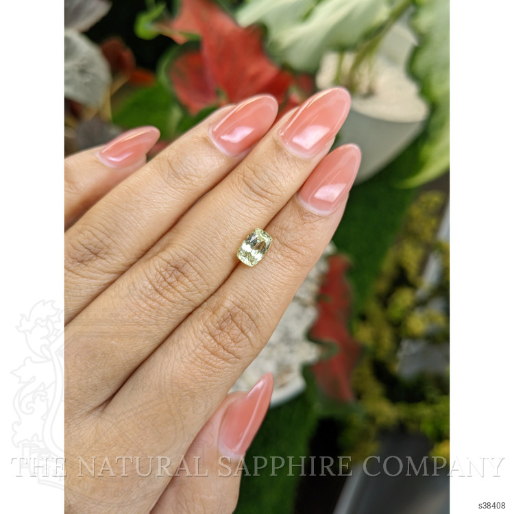 1.81 Ct. Greenish Yellow Sapphire from Montana