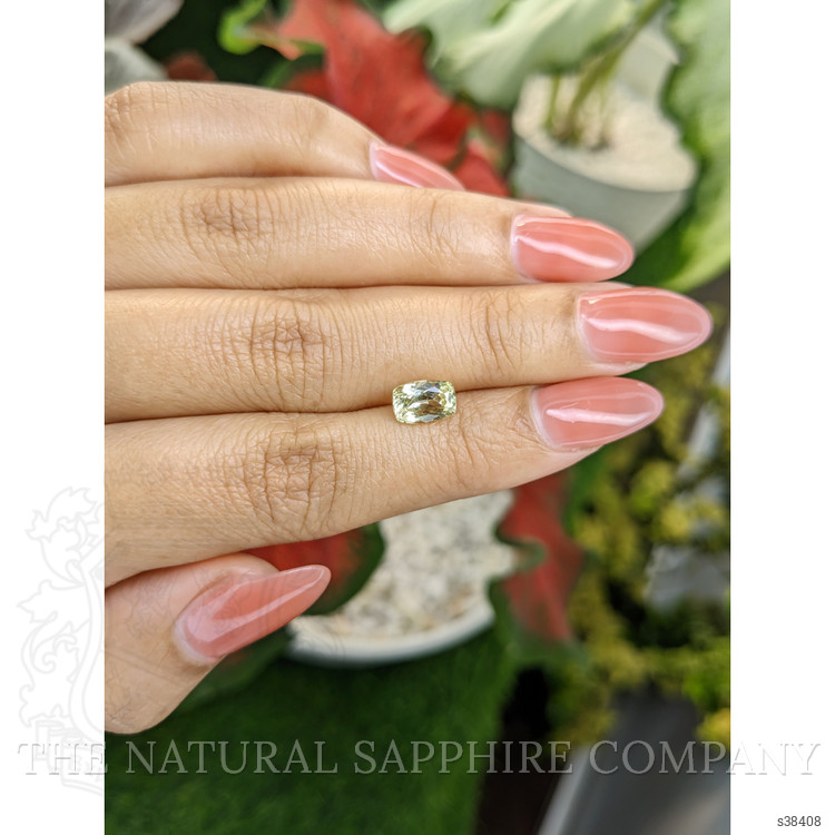 1.81 Ct. Greenish Yellow Sapphire from Montana