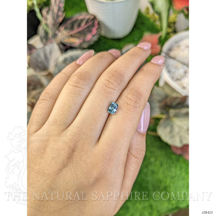 1.12 Ct. Greenish Blue Sapphire from Montana