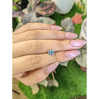 1.12 Ct. Greenish Blue Sapphire from Montana Life Style