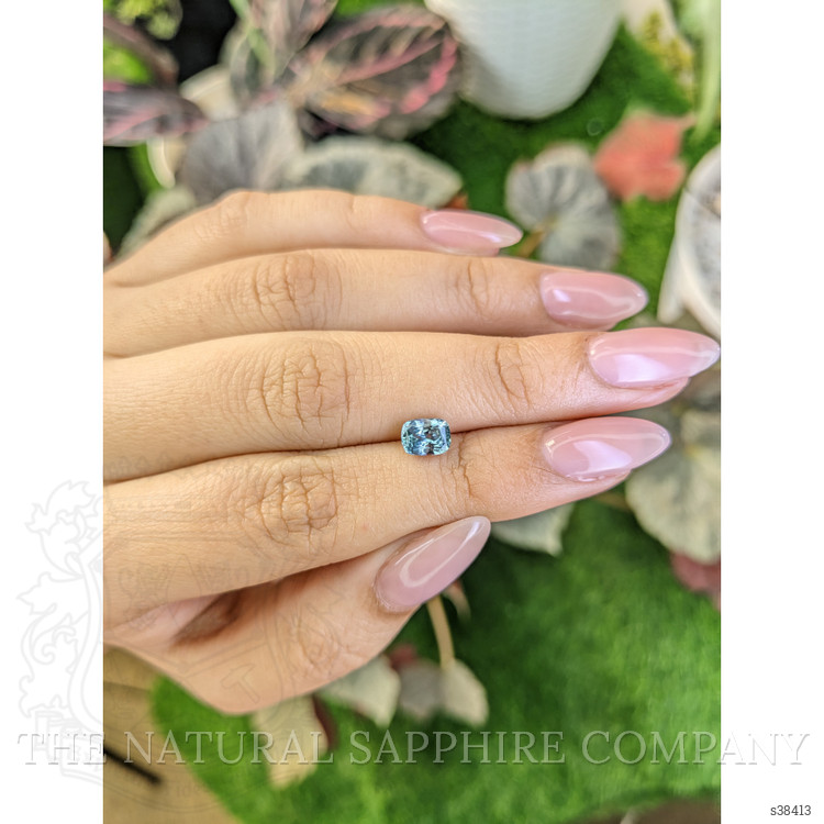 1.12 Ct. Greenish Blue Sapphire from Montana