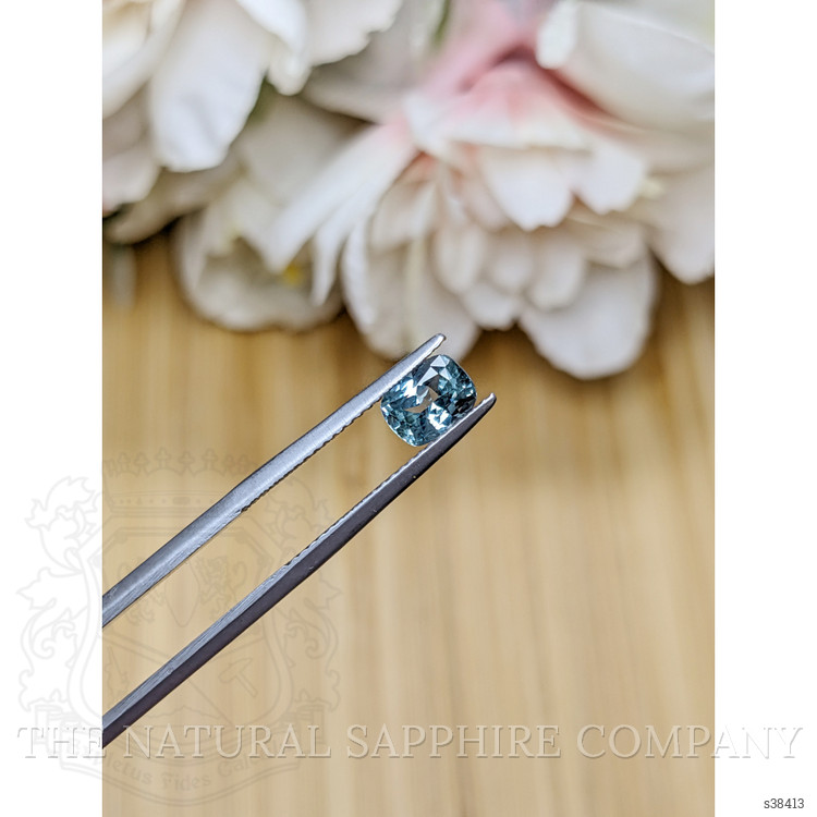 1.12 Ct. Greenish Blue Sapphire from Montana