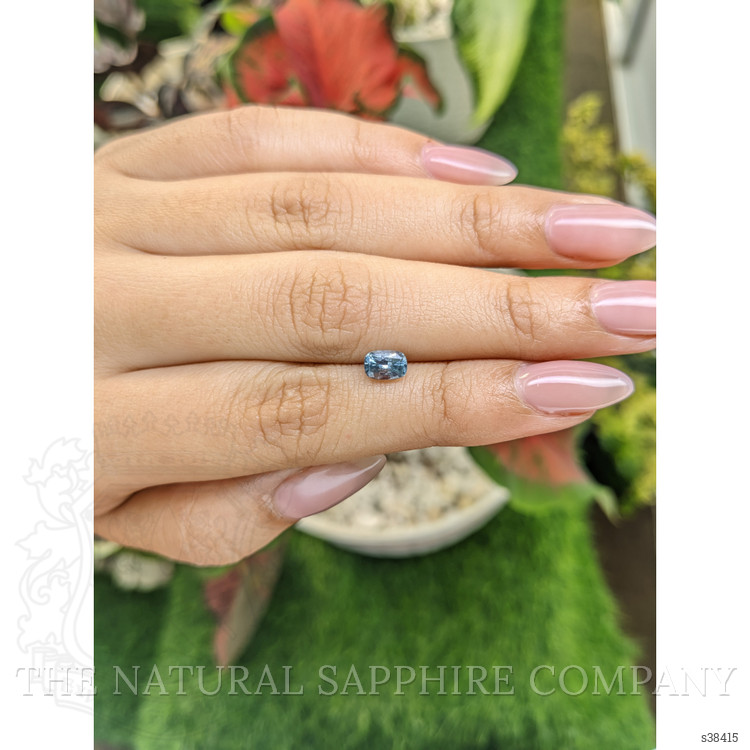 0.89 Ct. Greyish Blue Sapphire from Montana