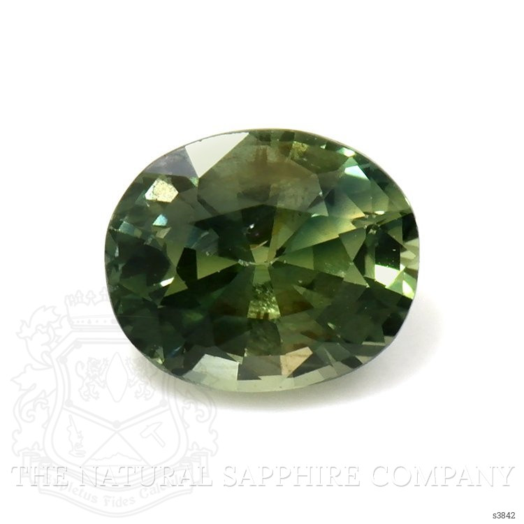 0.84 Ct. Bluish Green Sapphire from Ceylon (Sri Lanka)
