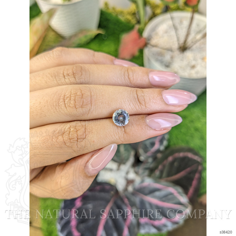 2.16 Ct. Greyish Blue Sapphire from Montana