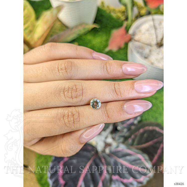 1.27 Ct. Yellowish Green Sapphire from Montana