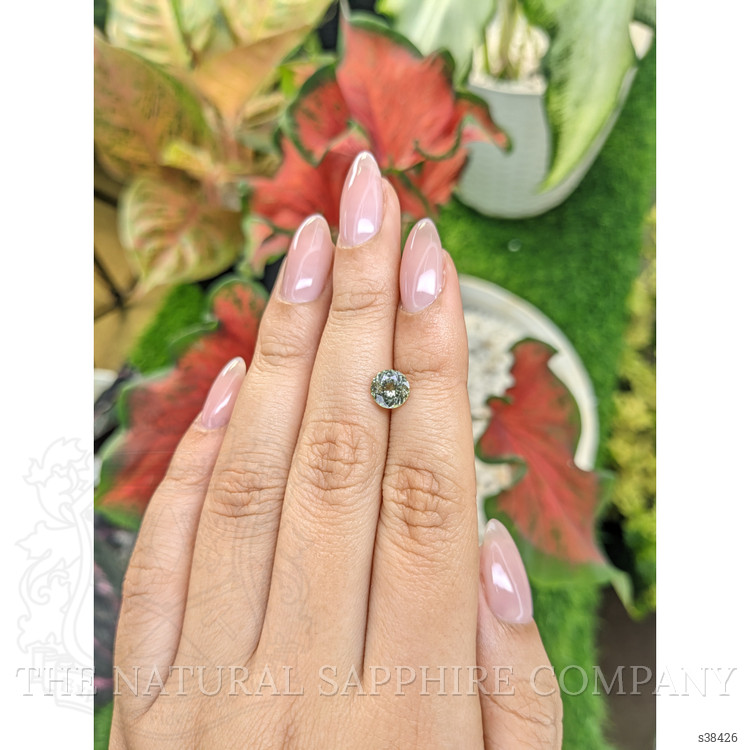 1.27 Ct. Yellowish Green Sapphire from Montana