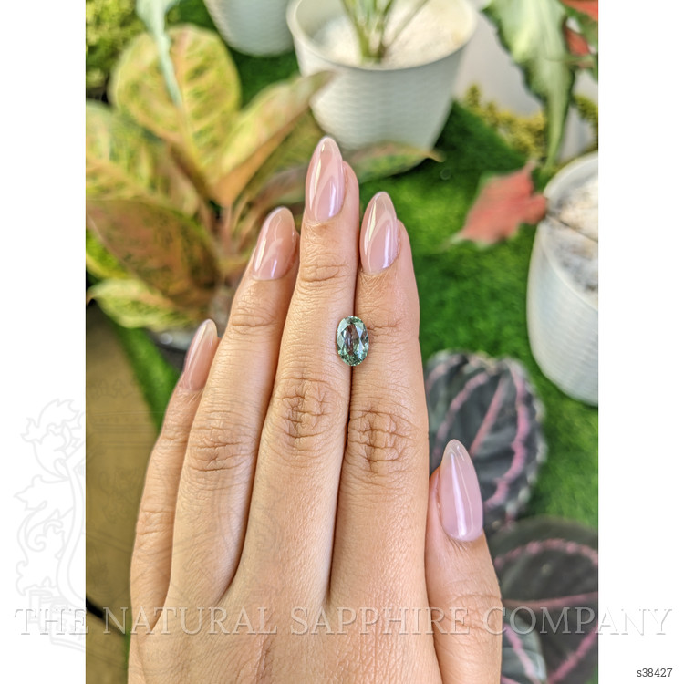 1.90 Ct. Green Sapphire from Montana