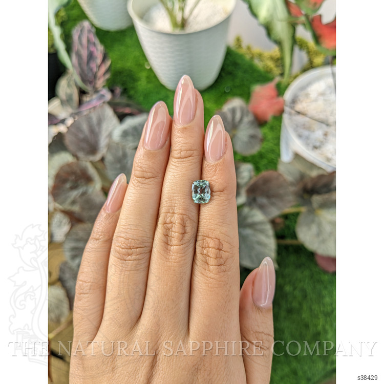 2.06 Ct. Bluish Green Sapphire from Montana