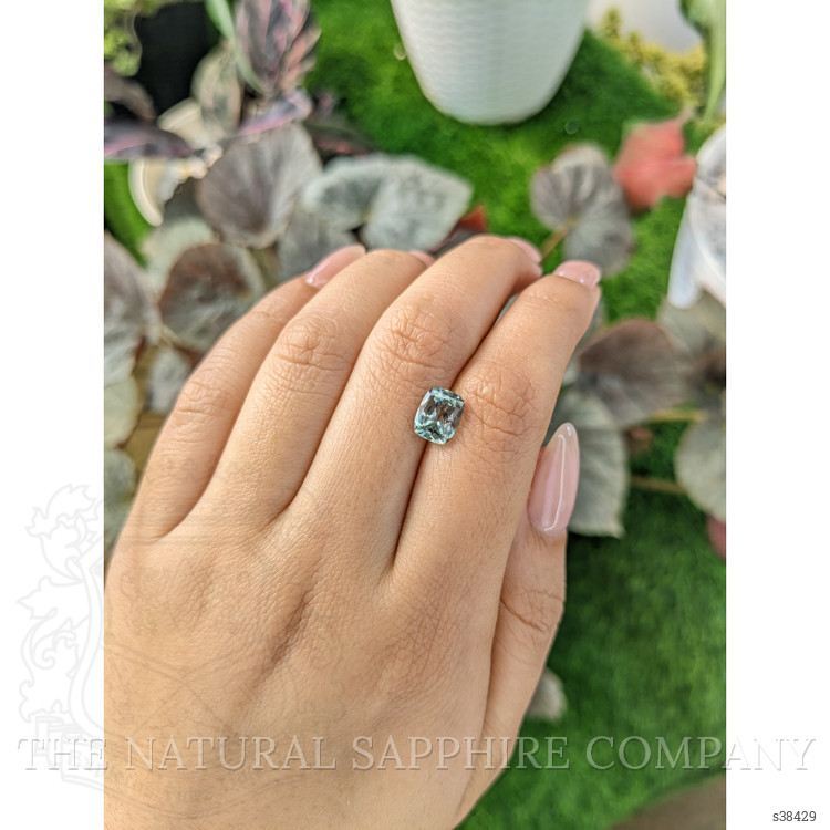 2.06 Ct. Bluish Green Sapphire from Montana