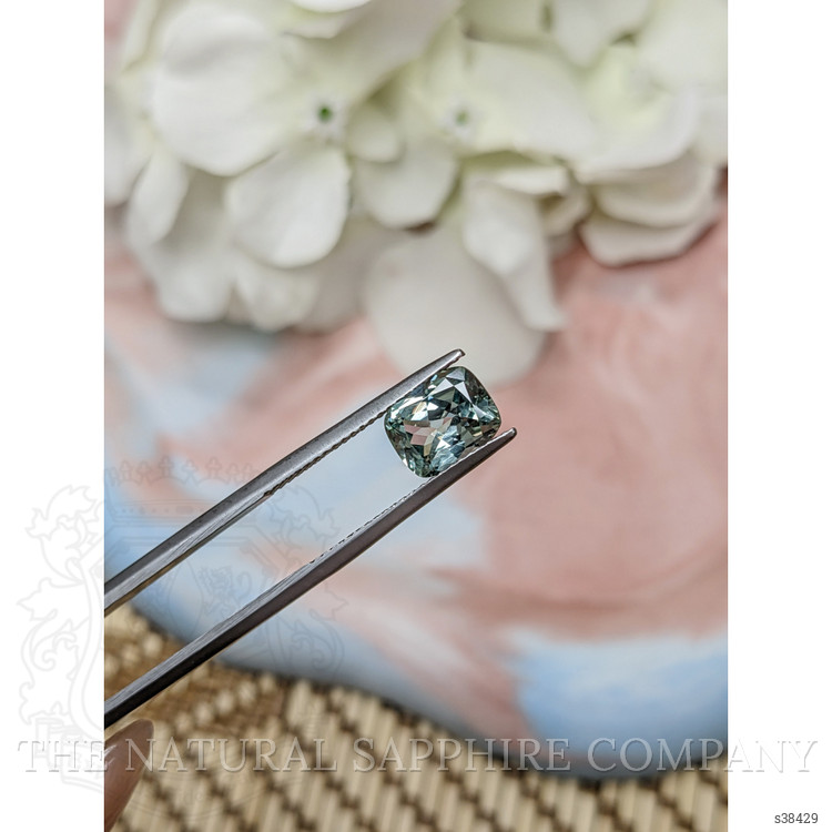 2.06 Ct. Bluish Green Sapphire from Montana