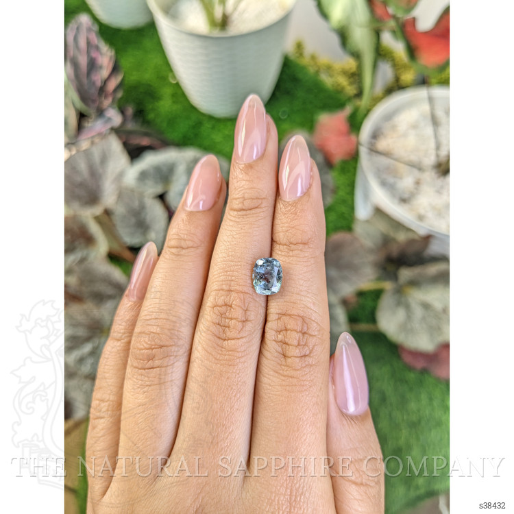 2.66 Ct. Bluish Green Sapphire from Montana
