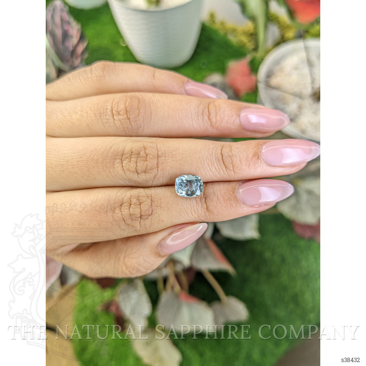 2.66 Ct. Bluish Green Sapphire from Montana