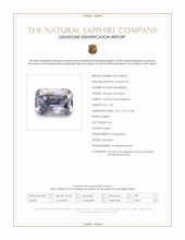 1.89 Ct. Purple Sapphire from Montana Scan Report