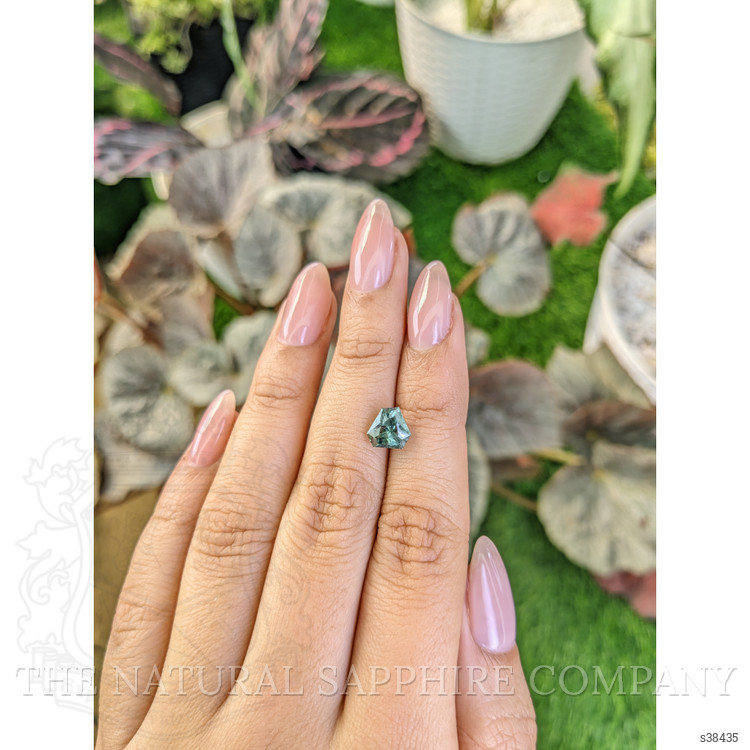 2.16 Ct. Green Sapphire from Montana