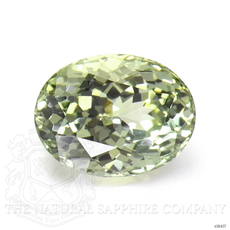 2.20 Ct. Yellowish Green Sapphire from Montana