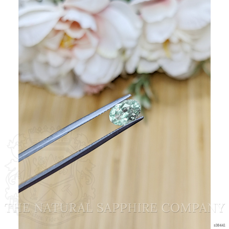 1.55 Ct. Green Sapphire from Montana