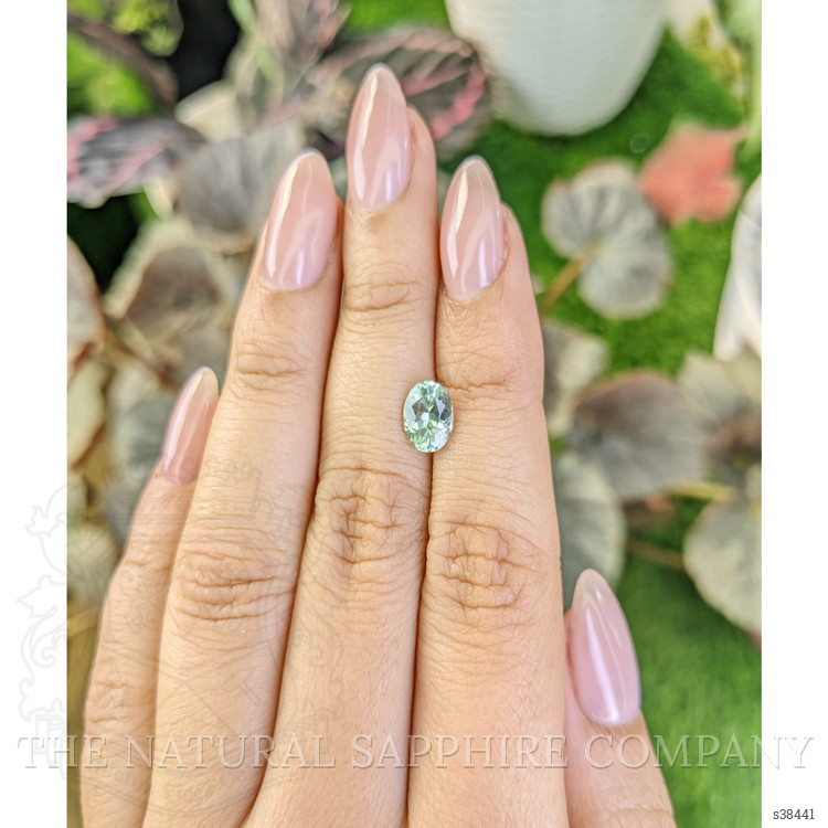 1.55 Ct. Green Sapphire from Montana