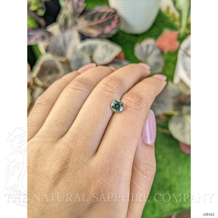 1.40 Ct. Green Sapphire from Montana