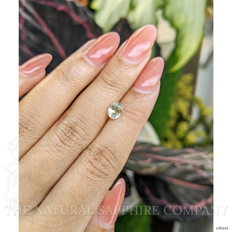 1.13 Ct. Yellowish Green Sapphire from Montana