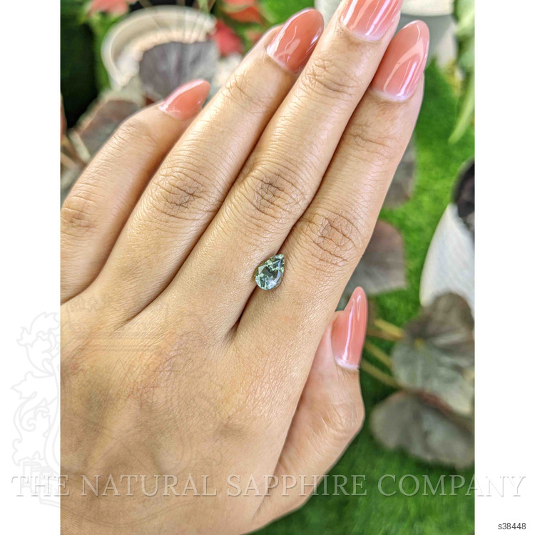 1.50 Ct. Green Sapphire from Montana