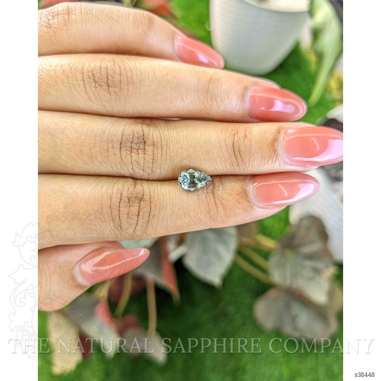 1.50 Ct. Green Sapphire from Montana