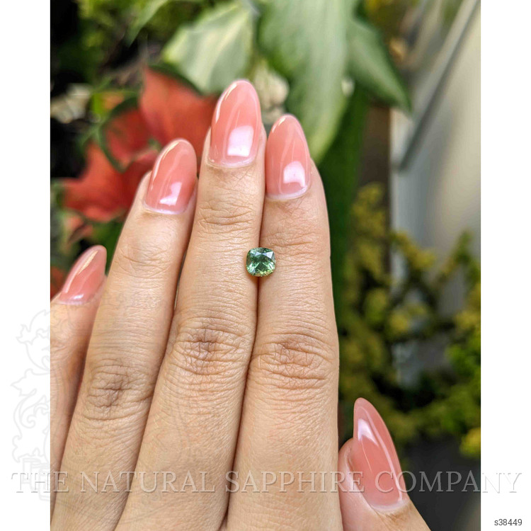 1.09 Ct. Green Sapphire from Montana