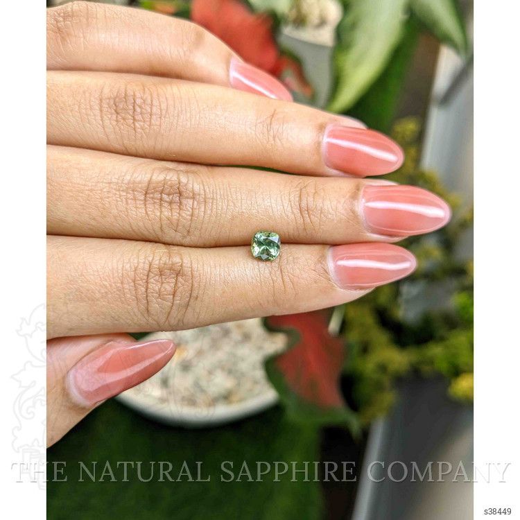 1.09 Ct. Green Sapphire from Montana