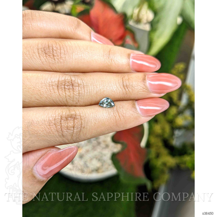 0.95 Ct. Bluish Green Sapphire from Montana